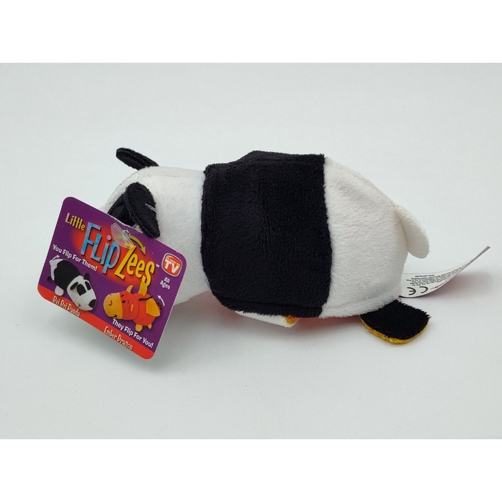 Flip A Zoo Plush Mini Stuffed Panda/Dragon Jay Play 2 In 1 SEE B37.1GA1213 - Picture 2 of 16